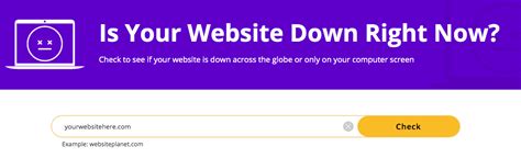 is my website down right now.